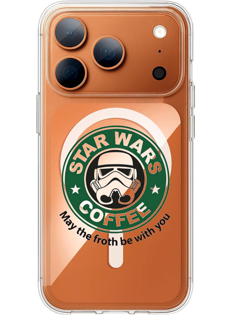 Theodor Magnetic Case for Apple iPhone 17 Pro Max Compatible with MagSafe Wireless Charging, Shockproof Phone Bumper Cover - swag cat - Image 1