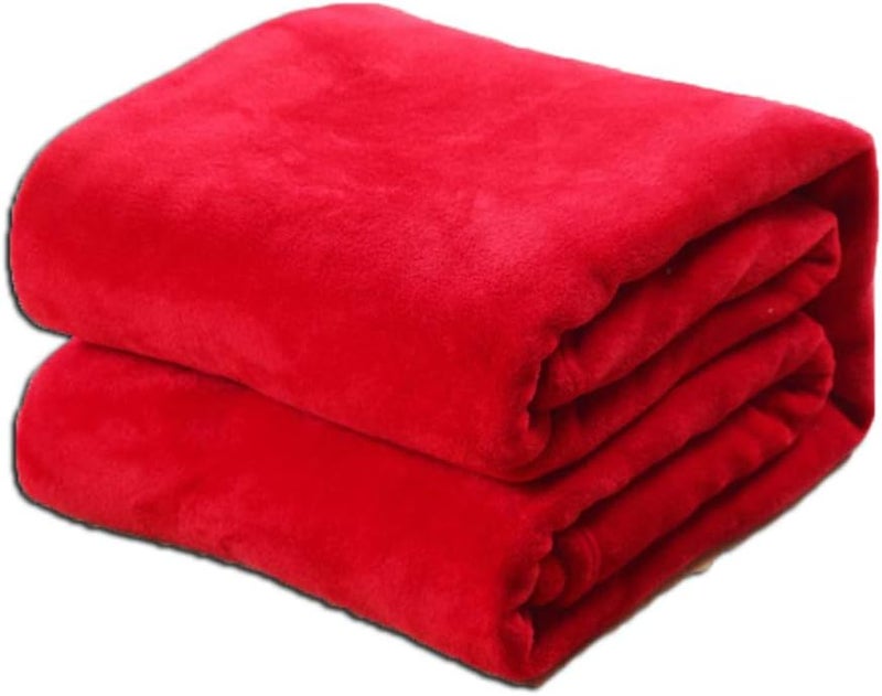klarako Flannel Blanket Cozy Warm Comfy Plush Travel Throw Blanket 50x70cm for Sofa Bed Chair Couch Car Pet - Image 1