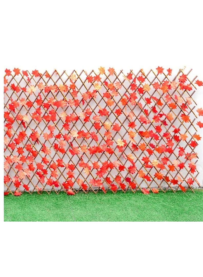 FFD Expandable Faux Ivy Fence, Artificial Leaf Fence Garden Fence,Artificial Privacy Screen Decor for Outdoor Wall - Image 4