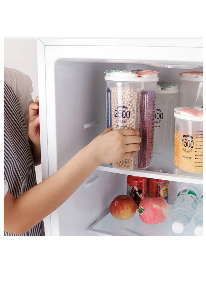 BEIAKE Multi-use transparent plastic food container, size 2.5 liters - Image 2