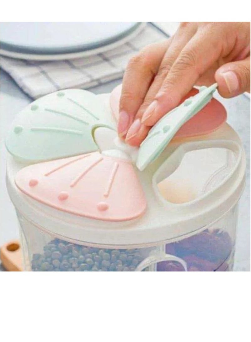 BEIAKE Multi-use transparent plastic food container, size 2.5 liters - Image 4