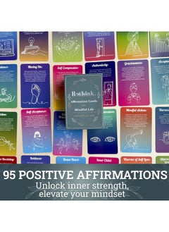 quokka 95 Affirmation Cards - Anxiety Relief Items Meditation Cards For Mental Health - Calming Self Care For Women - Perfect Mindfulness Gift For Young & Adult  - Image 2