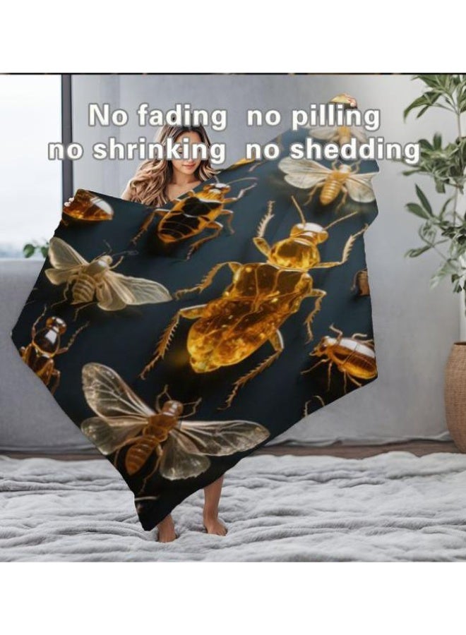 general Flannel thin blanket (warm and comfortable, suitable for sleep, gaming, dust removal and sandproof) 150cm*200cm - 939 - Image 5