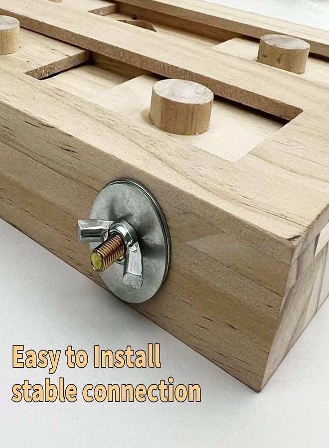FlidRunest Extra-Large Wooden Bird Foraging Box Toy, Bird Puzzle Toy Seed Food Feeder, Enrichment Foraging Toy for Parrot, Parakeet, Cockatiel, Conure, Sun Conures, African Grey, Macaw - Image 5