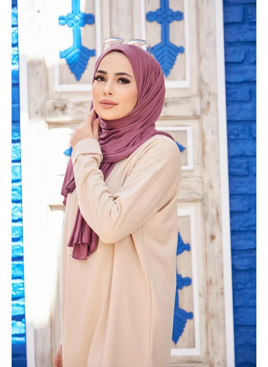 Naciye Sultan Hijab Combed Cotton Shawl Dusty Rose