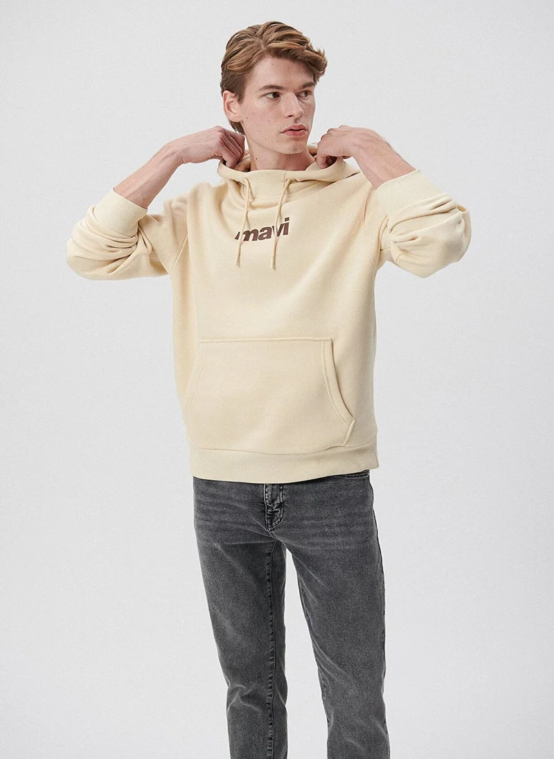 مافي MAVİ PRINTED HOODIE Fog