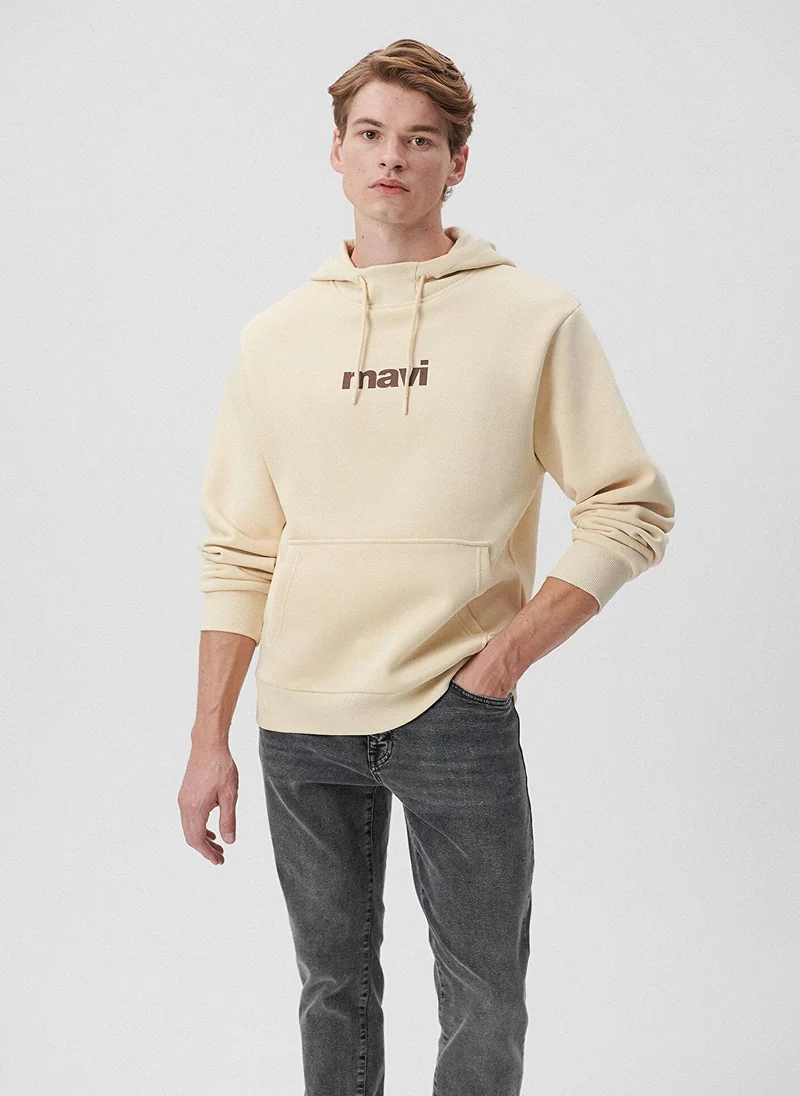 مافي MAVİ PRINTED HOODIE Fog