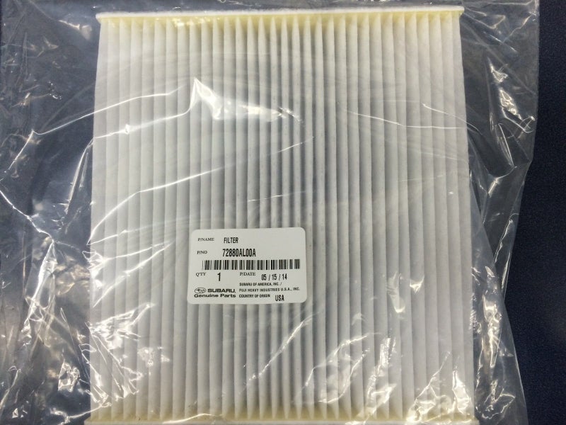 Subaru Genuine Cabin Air Filter 72880AL00A for 20152018 Legacy and Outback - Image 2