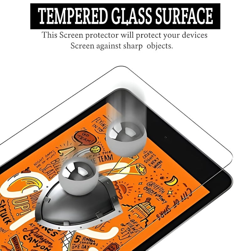 SPCORE Tempered Glass Screen Protector for Apple iPad Mini 5 / iPad Mini 4 7.9 Inch Full Screen Coverage With Easy Installation Kit - Image 5