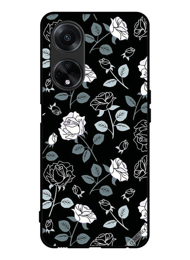 Covernex غطاء حماية لهاتف Oppo A98 5G بنمط زهور  - Image 1