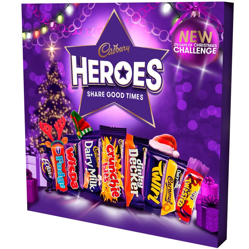 Cadbury Heroes Advent Calendar Chocolate 230g - Image 1