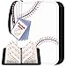 Mlikero Baseball Card Binder 720 Pocket Trading Card Binder with Card Display Design Premium Card Holder with Sports Pattern Wristband Compatible with Baseball Cards 2026 - Image 3