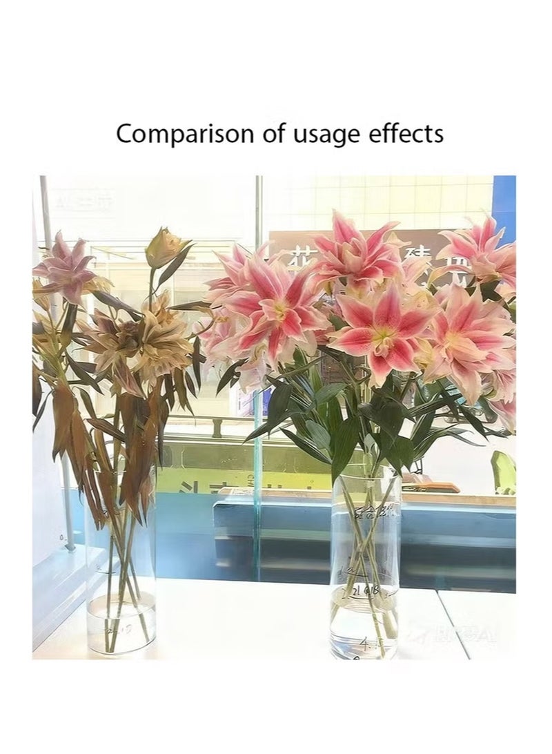 CHRYSAL Lily Flower Preservative，Clear Flower Food Packets Fresh Flower Arrangements Supplies，Flower preservative and nutrient solution to prolong the life of flowers (10g, 10 packs) - Image 3