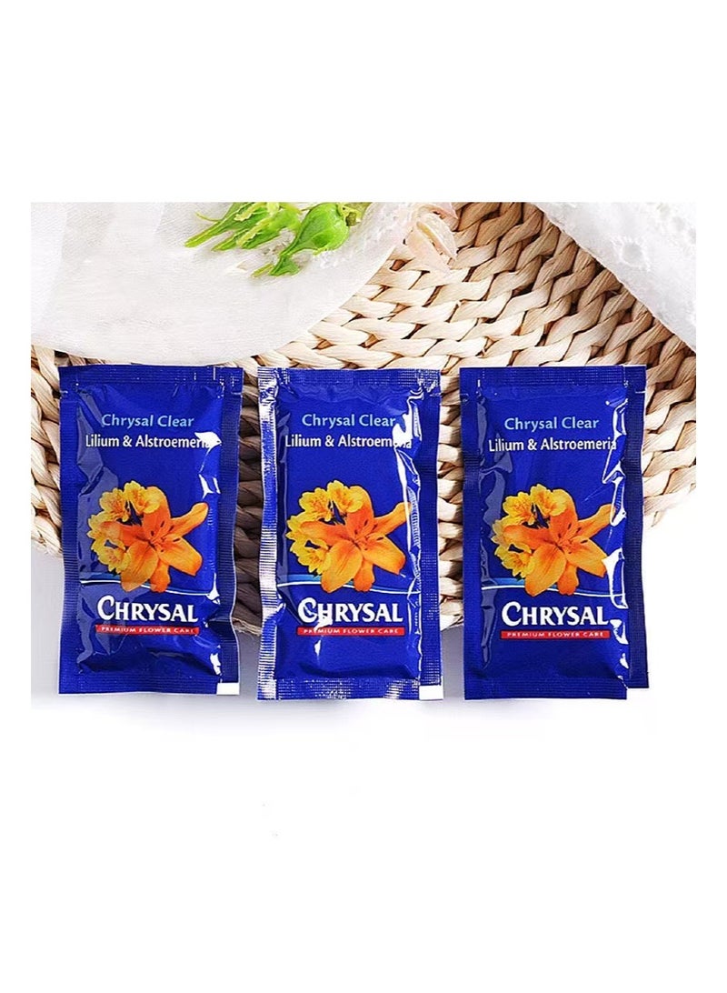 CHRYSAL Lily Flower Preservative，Clear Flower Food Packets Fresh Flower Arrangements Supplies，Flower preservative and nutrient solution to prolong the life of flowers (10g, 10 packs) - Image 5