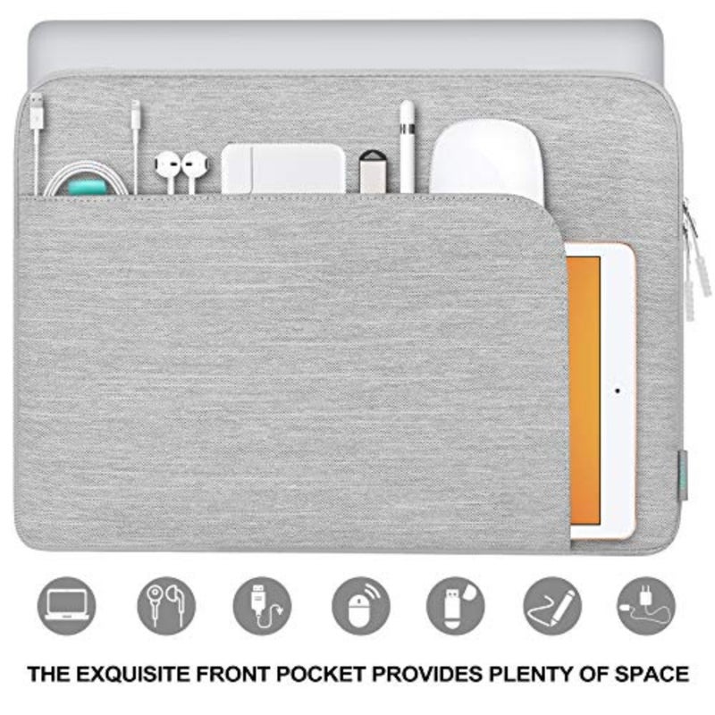 حافظة كمبيوتر محمول مقاس 13 بوصة لجهاز MacBook Air M5 A3449 2026، M4 A3240 2025، M3 A3113، M2 A2681، M1 A2337، 13 بوصة MacBook Neo A18 Pro A3404 (2026)، 13 بوصة iPad Air M4/iPad Pro M5 - Image 2