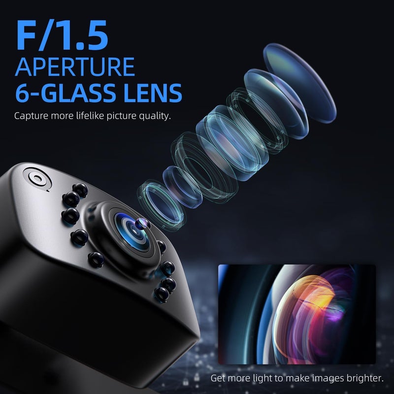 eRapta مجموعة شاشة كاميرا احتياطية eRapta 7 بوصة HD 2K مع رؤية ليلية ومقاومة للماء IP69 - Image 5