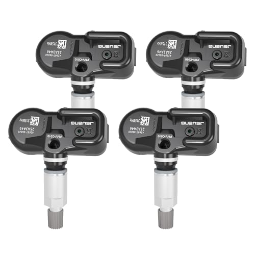 Jsueng حساس TPMS من Jsueng مناسب لتويوتا لكزس سايون، استبدال حساس نظام مراقبة ضغط الإطارات لـ RAV4 كامري كورولا يارس بريوس، يستبدل 42607-06020 4260706060 PMV-C010 مجموعة من 4 - Image 1