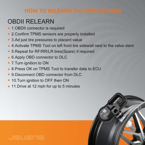 Jsueng حساس TPMS من Jsueng مناسب لتويوتا لكزس سايون، استبدال حساس نظام مراقبة ضغط الإطارات لـ RAV4 كامري كورولا يارس بريوس، يستبدل 42607-06020 4260706060 PMV-C010 مجموعة من 4 - Image 5
