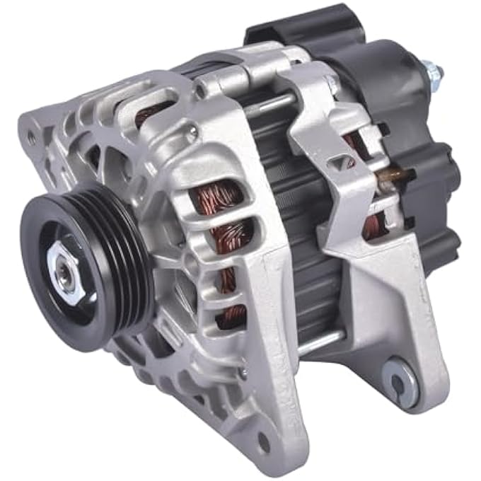 TEKKOAUTO Alternator Replacement for Hyundai Accent 2010-2011 Kia Rio Rio5 2010-2012 L4 1.6L 90A 12V CW 4-Groove 3730026100 3730023700 - Image 2