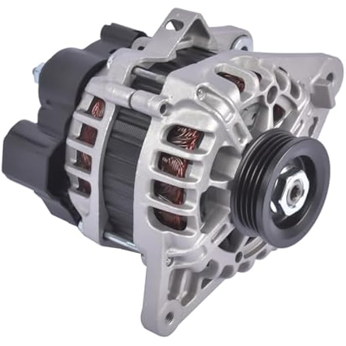 TEKKOAUTO Alternator Replacement for Hyundai Accent 2010-2011 Kia Rio Rio5 2010-2012 L4 1.6L 90A 12V CW 4-Groove 3730026100 3730023700 - Image 1