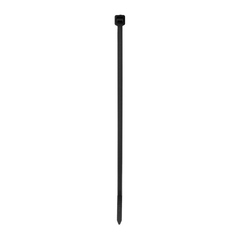 رابطة كابلات نايلون Mayhew Tools MB418BLKC 4 18 رطل قوة الشد 100 عبوة UV أسود