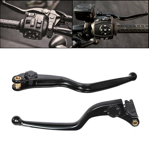 Rudyness Motorcycle Black Clutch Brake Levers Replacement for Harley Sporster S RH1250 Pan America Nightster 975 - Image 1