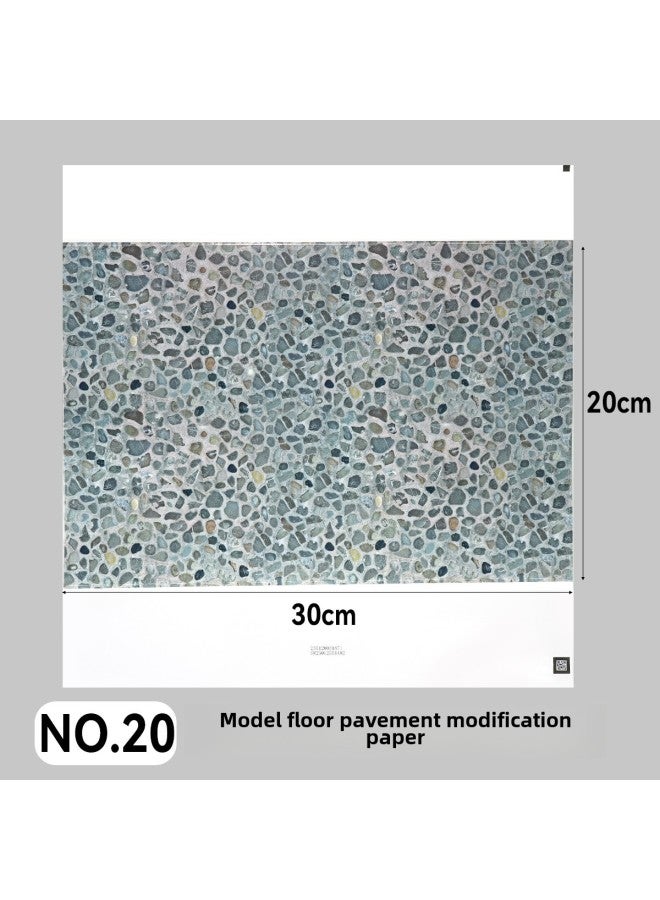 Microscopic Simulation Wall Decal Material Clear Adhesive Backing Multi-Size Plastic Building Model Decoration Sticker DIY-Color:QZ-20  - Image 1