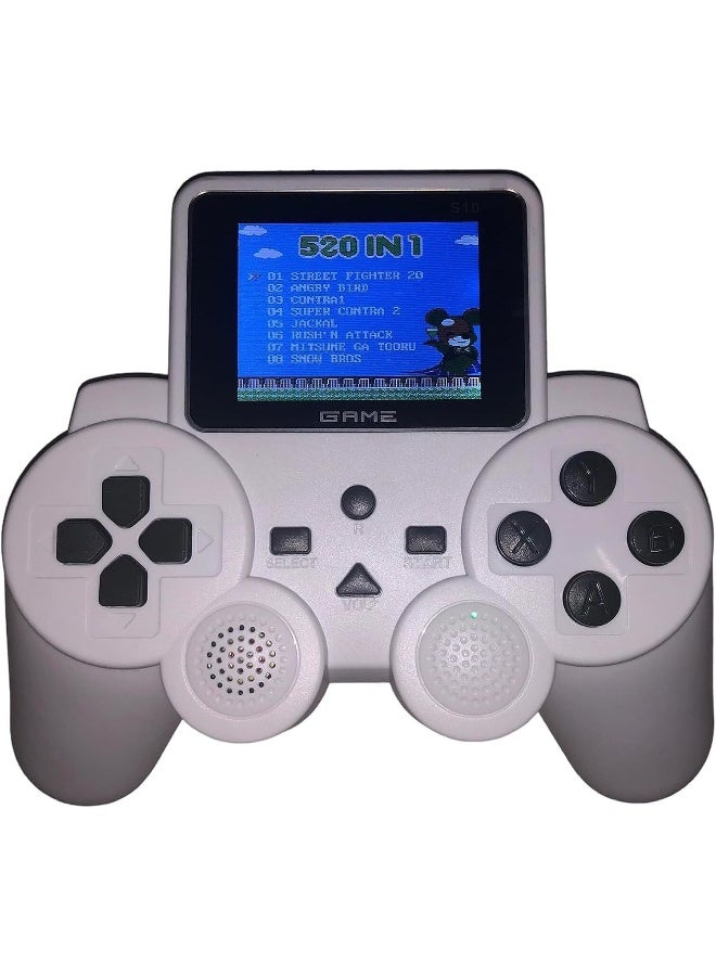 ECVV 520 in 1 Classic Games 2player Controller Gamepad|ORIGINAL|,TV output supported,Review Childhood Memories,High definition color screen,Rechargeable 1020mAh battery Capacity 6-7 hours - Image 1