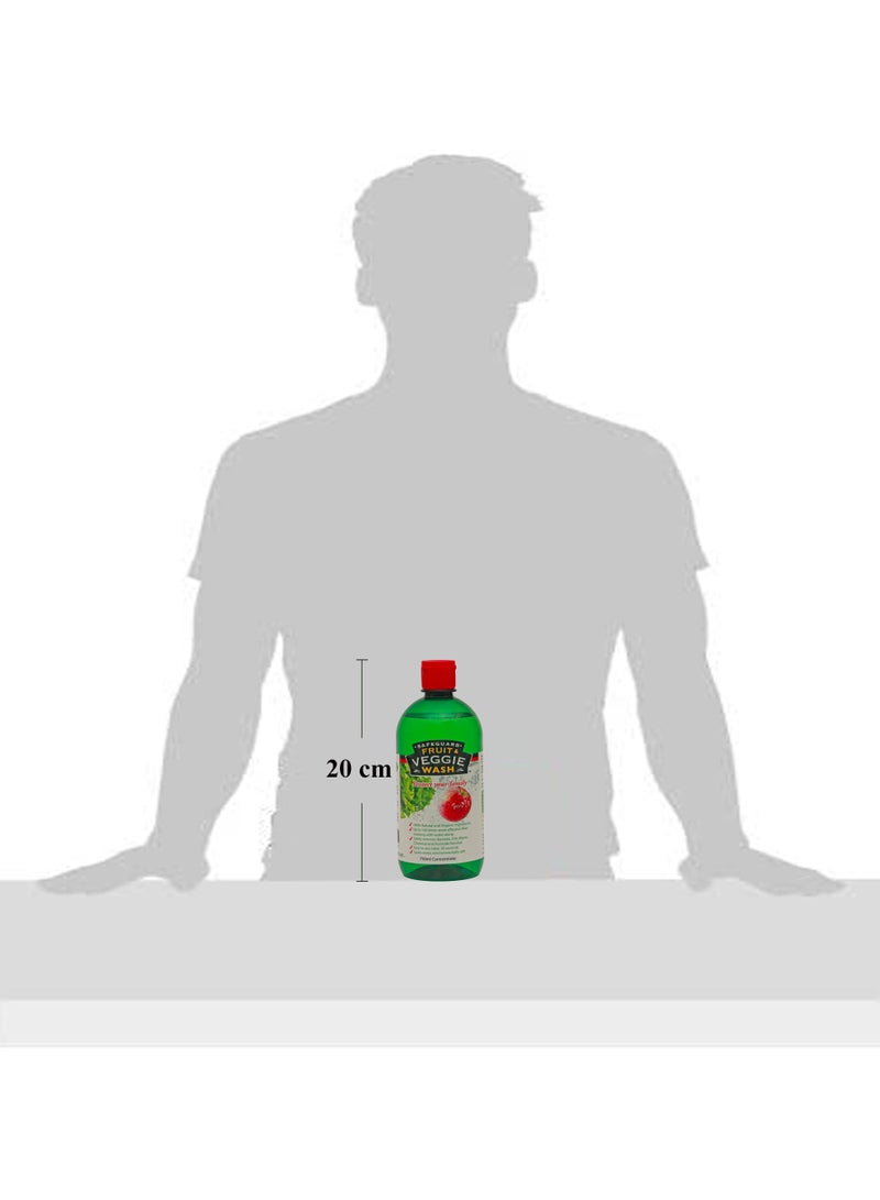 Safeguard Fruit & Veggie Wash 100% Natural and Organic - 750ml Concentrate - Image 4