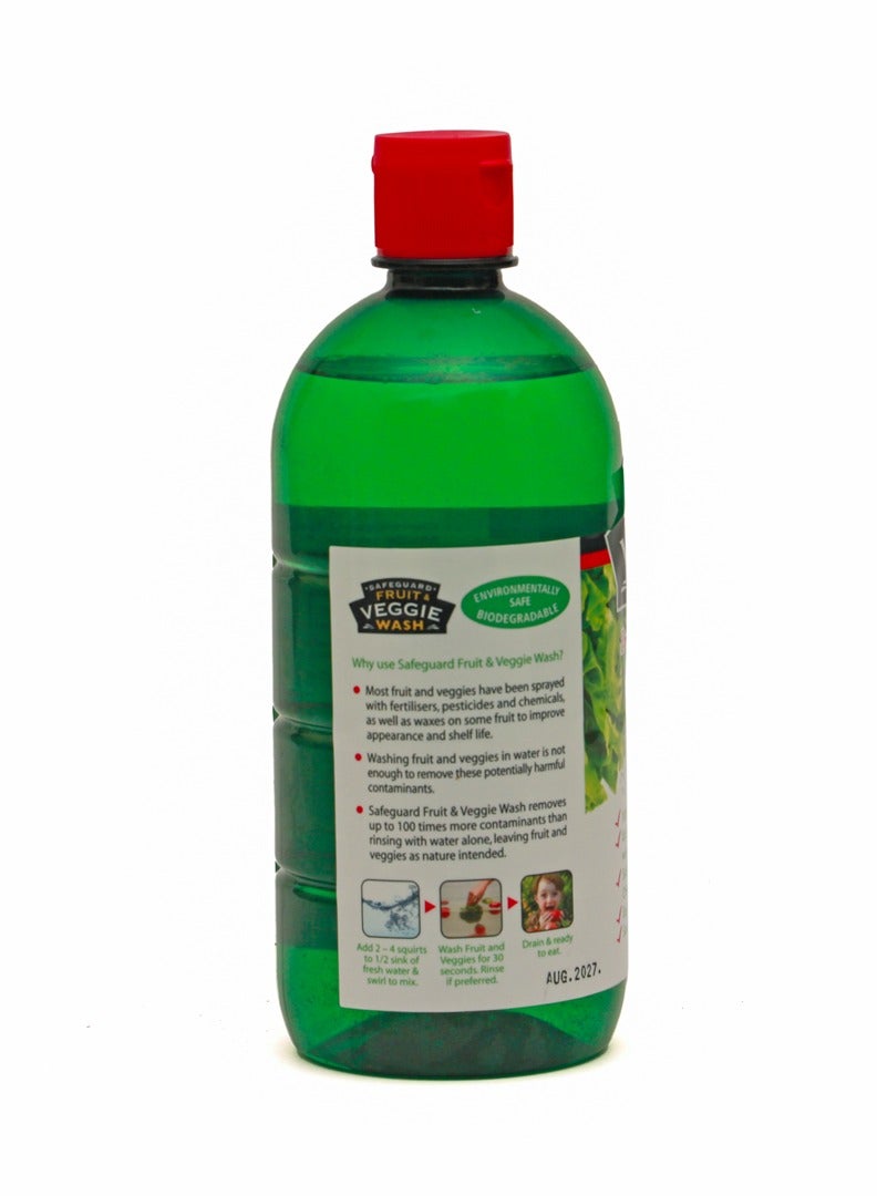 Safeguard Fruit & Veggie Wash 100% Natural and Organic - 750ml Concentrate - Image 2
