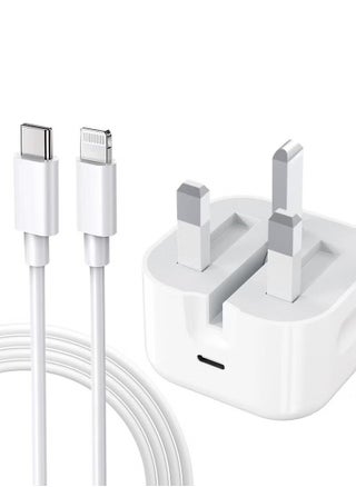 35W Fast iPhone Charger | Fast USB C Wall Charger with 1m USB C to Lightning Cable Compatible with iPhone 14/14 Pro/14 Pro Max/13/12/SE2020/11/XR/XS Max/X/iPad - pzsku/Z1C5F4DDA52749677F898Z/45/1749894152/e344990b-52f0-4bb7-aa6e-45400eb718bc