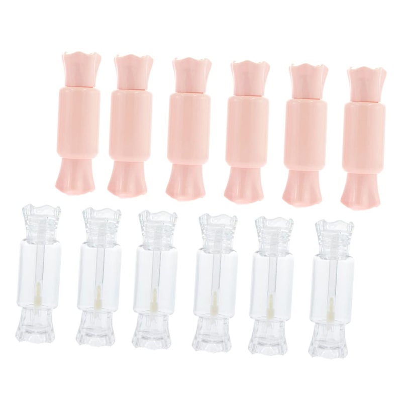 12pcs Handmade Lip Gloss Tube Lip Containers More Portable Lightweight Design for Travel - Image 1