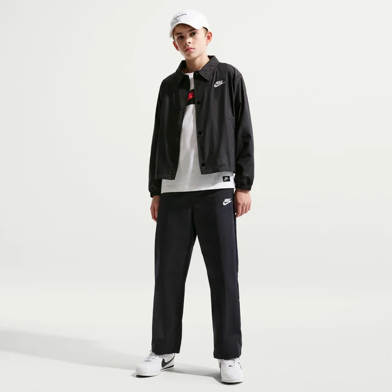 Nike Black Kids' Sportswear Club Repel Coaches' Jacket  | Best Price UAE