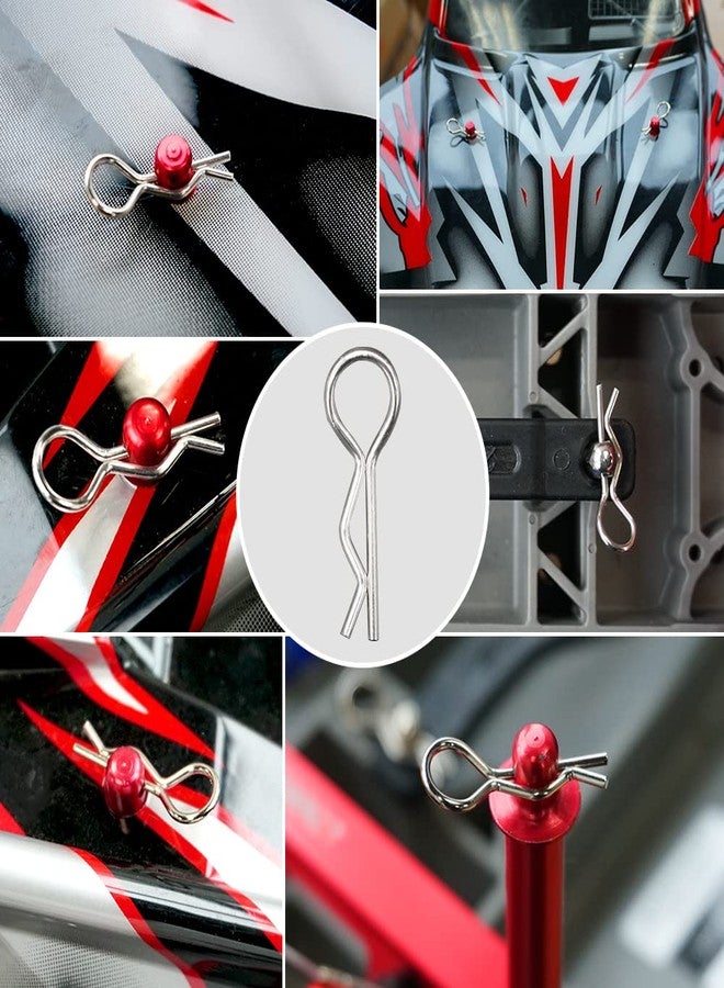 GLOBACT 100Pcs Universal RC Body Clips Pins for All 1/8 1/10 1/12 Scale Redcat HPI Himoto HSP Exceed RC Car Parts Truck Buggy Shell Replacement - Image 2