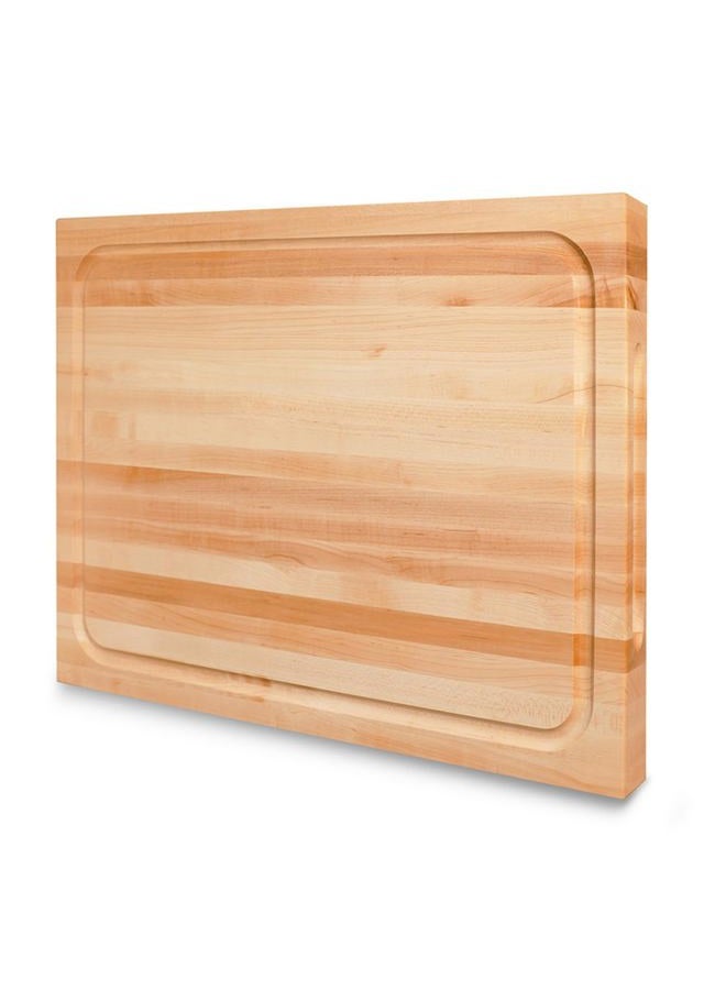 CONSDAN Cutting Board, USA Grown Hardwood, Butcher Block Hard Maple Cutting Board with Invisible Inner Handle, Prefinished with Food-Grade Oil, Suitable for Kitchen Edge Grain - Image 1