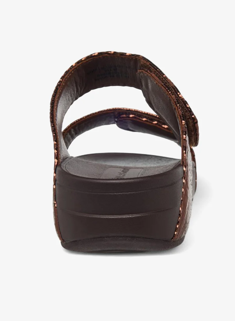 Le Confort Brown Women Hook and Loop Sandals for Women | Best Price UAE