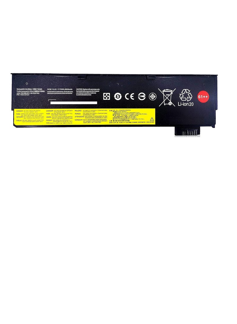Terabyte بطارية متوافقة 45N1128 68+ لجهاز Lenovo THinkPad X240 X250 X260 X270 W550 W550s L450 L460 L470 P50s T440 T440s T450 T450s 45N1125 45N1128 45N1129 45N1130 45N1132 10.8V - Image 1