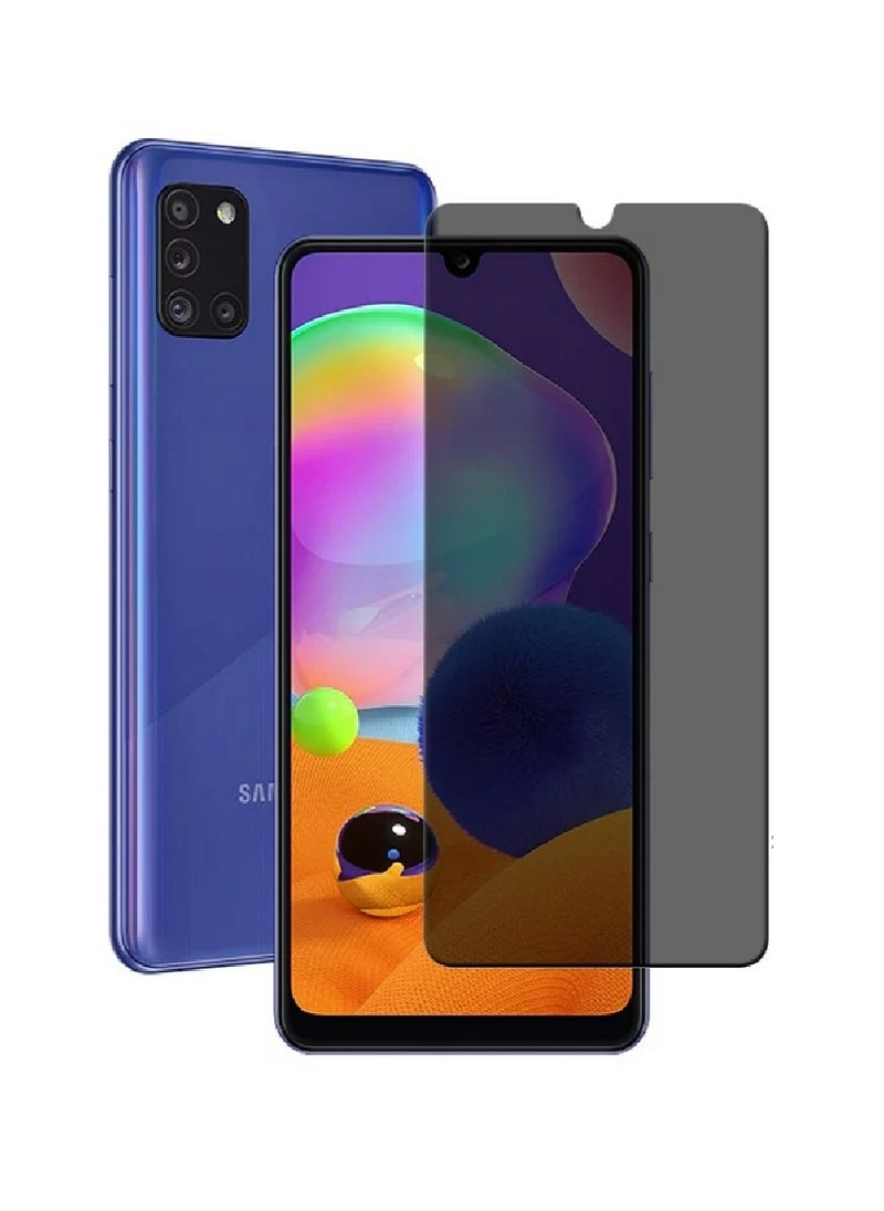 we3 Tempered Glass Screen Protector Anti-Spy Privacy Designed For Samsung Galaxy A31 Full Screen Coverage And Bubble Free - Image 1