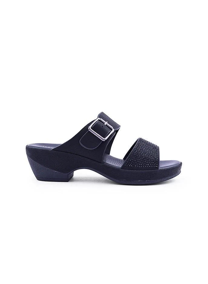 IconStyle Crystal Embellished Slip-On Sandals