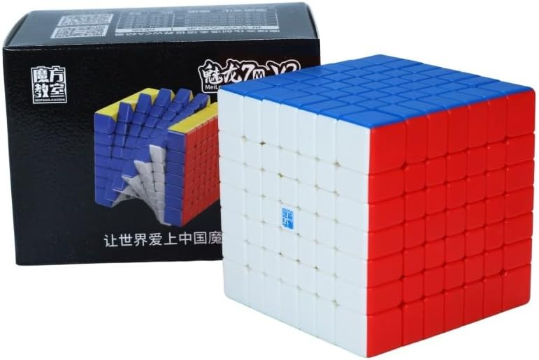 CuberSpeed مكعب كيوبرسبيد مويو ميلونغ 7x7 V2 مغناطيسي 7x7x7 مكعب سرعة مغناطيسي MFJS مي لونغ 7x7 V2 M بدون ملصقات مكعب سرعة - Image 5
