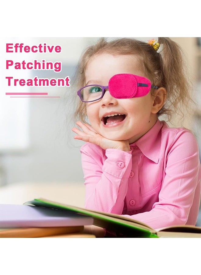 HS - 4 Pack Eye Patches For Kids Girls Boys Right Left Eye Patch For Glasses Lazy Eye Patch For Children Treating Lazy Eye Amblyopia Strabismus And After Surgery Full Coverage - Image 1