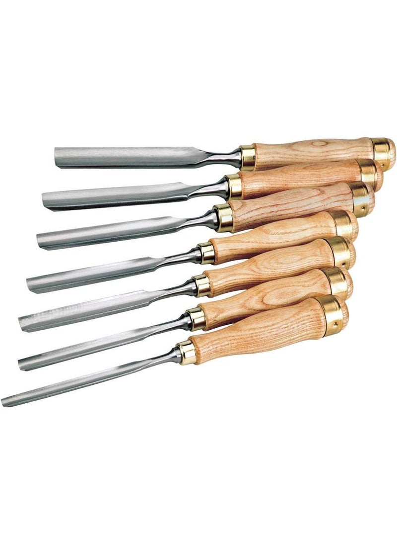 Woodstock Woodstock D3780 Gouge Chisel Set, 7-Piece  - Image 1