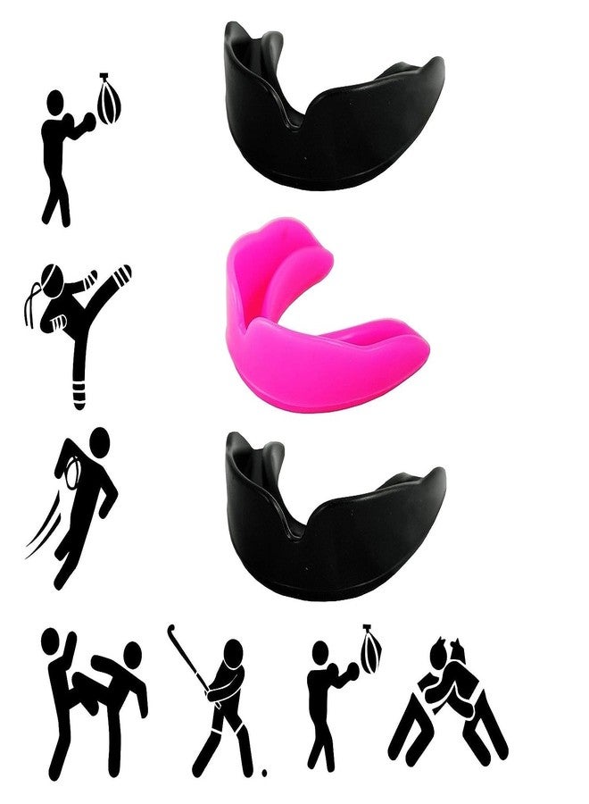 Drange 3 - Pack Mouth Guard/Gum Shield - for boxing, MMA, football, muay thai, hockey, judo, karate martial arts and all contact sports Teeth guard - Image 1