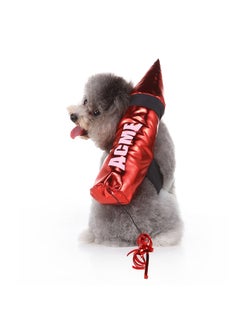 Funny Dog Costume Bat Wings Cat Rider Pet Outfit SDZ89 Rocket
