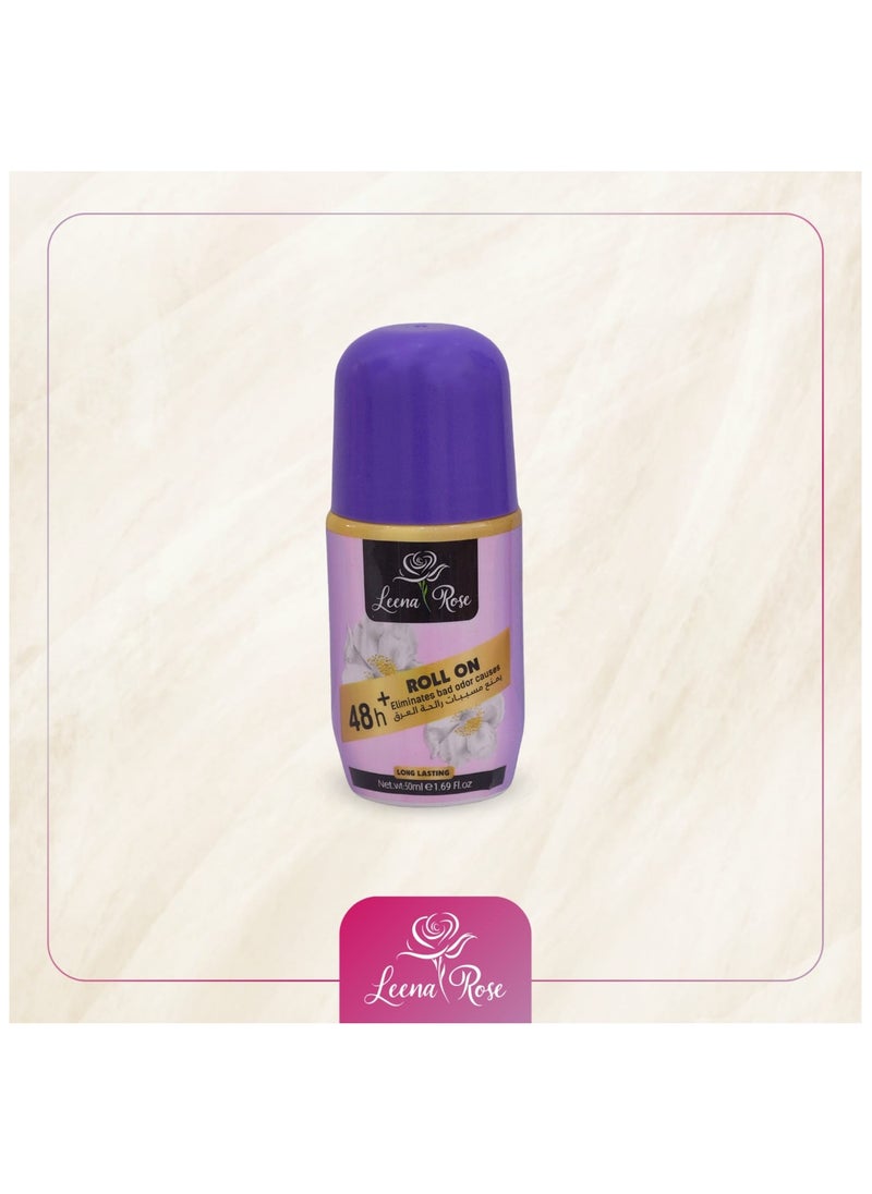 Leena Rose Roll On-Eliminates Bad Odor Causes - 50 ML 