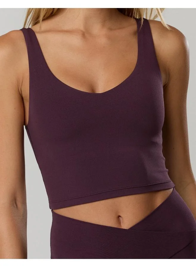 آري من امريكان ايجل OFFLINE By Aerie Real Me Low Key Longline Sports Bra