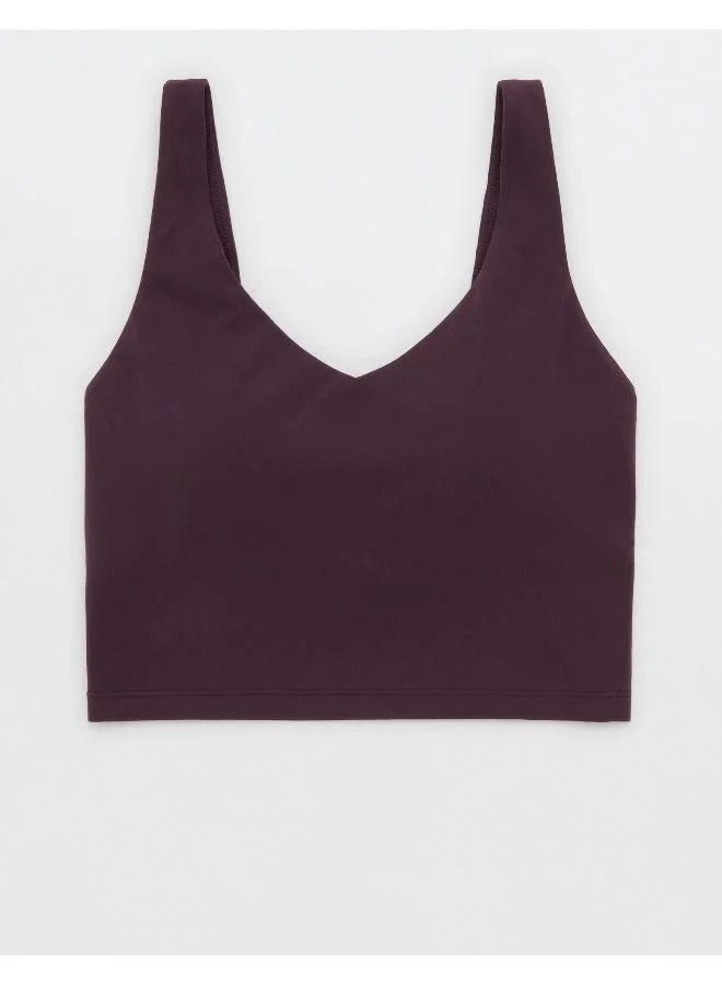 Aerie OFFLINE By Aerie Real Me Low Key Longline Sports Bra