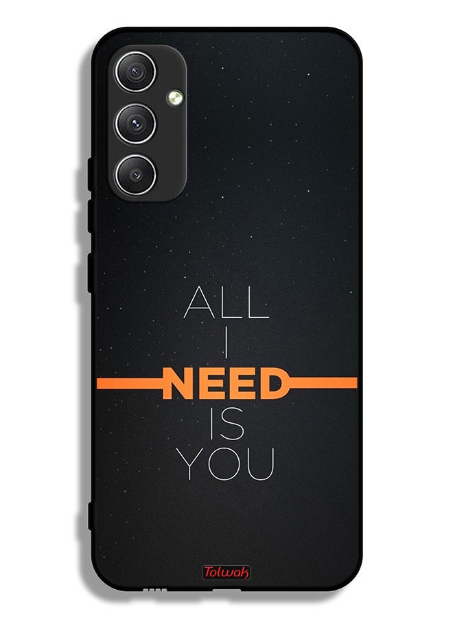 Tolwak غطاء حماية سامسونج جالاكسي A34 5G كل ما أحتاجه هو أنت - Image 1