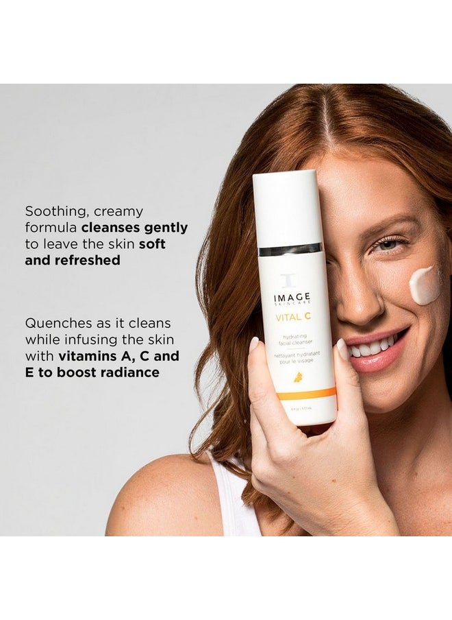 IMAGE SKINCARE IMAGE Skincare, VITAL C Hydrating Facial Cleanser, Gentle Face Wash with Vitamin C, E and A, 6 fl oz  - Image 3