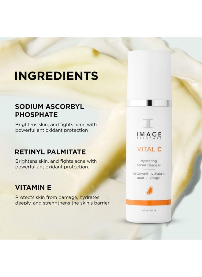 IMAGE SKINCARE IMAGE Skincare, VITAL C Hydrating Facial Cleanser, Gentle Face Wash with Vitamin C, E and A, 6 fl oz  - Image 5